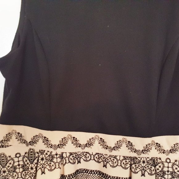 ELLE Women's Dress Sz 16 Sleeveless BOHO - Picture 3 of 6